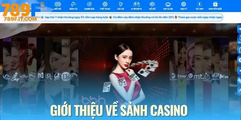 Sảnh casino 789F khiến nhiều anh em say mê